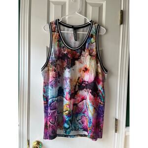 Multicolor Womens  Jersey Tank Size 16